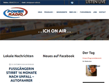 Tablet Screenshot of power-radio.de